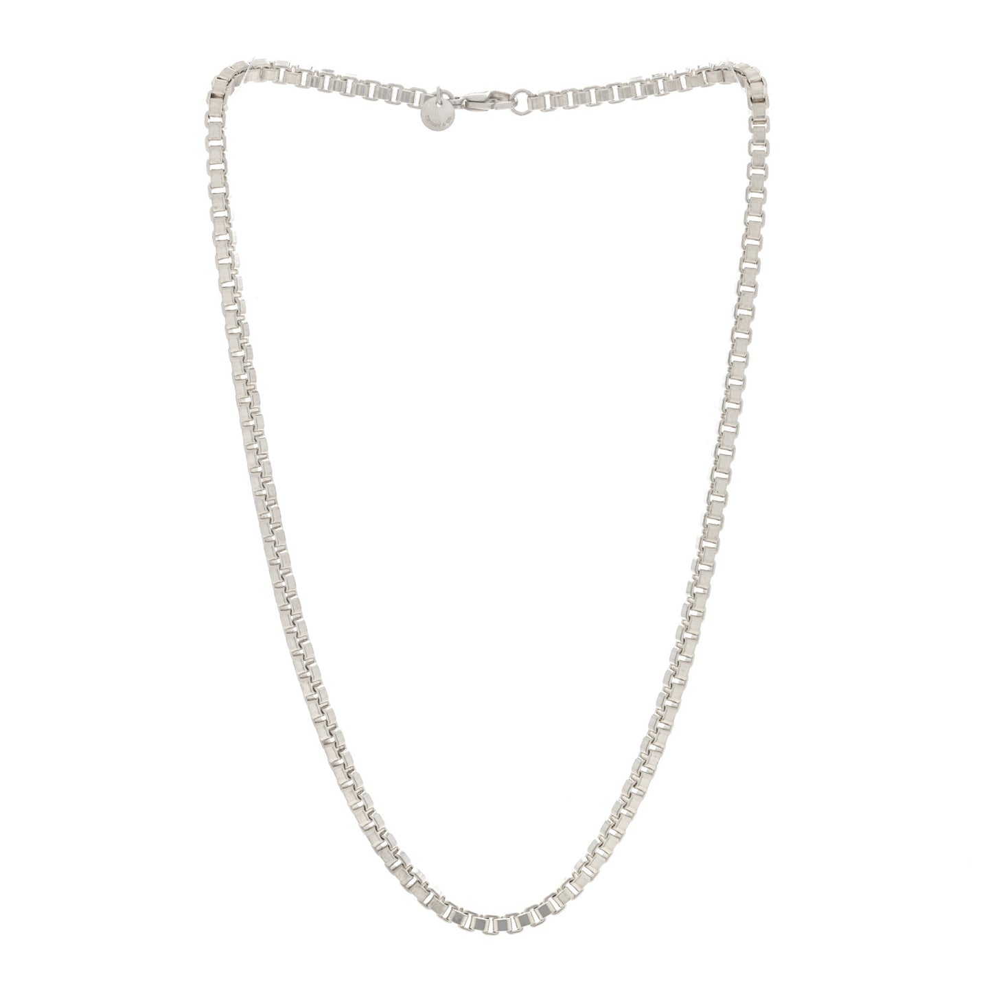 Sterling Silver 4mm Venetian Link Necklace
