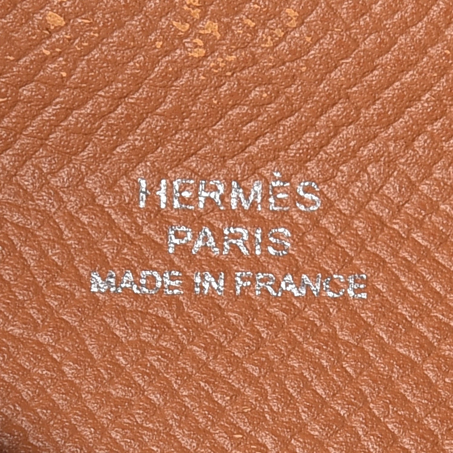Hermes Epsom Calvi Card Case Gold 6 of 7