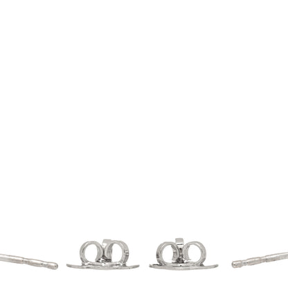 Roberto Coin 18K White Gold Diamond .46ctw Tulip Stud Earrings 3 of 4