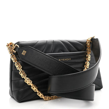 Givenchy Calfskin Quilted Small 4G Shoulder Bag Black 3 of 10
