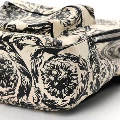 Versace Printed Calfskin La Medusa Backpack Black White 9 of 10