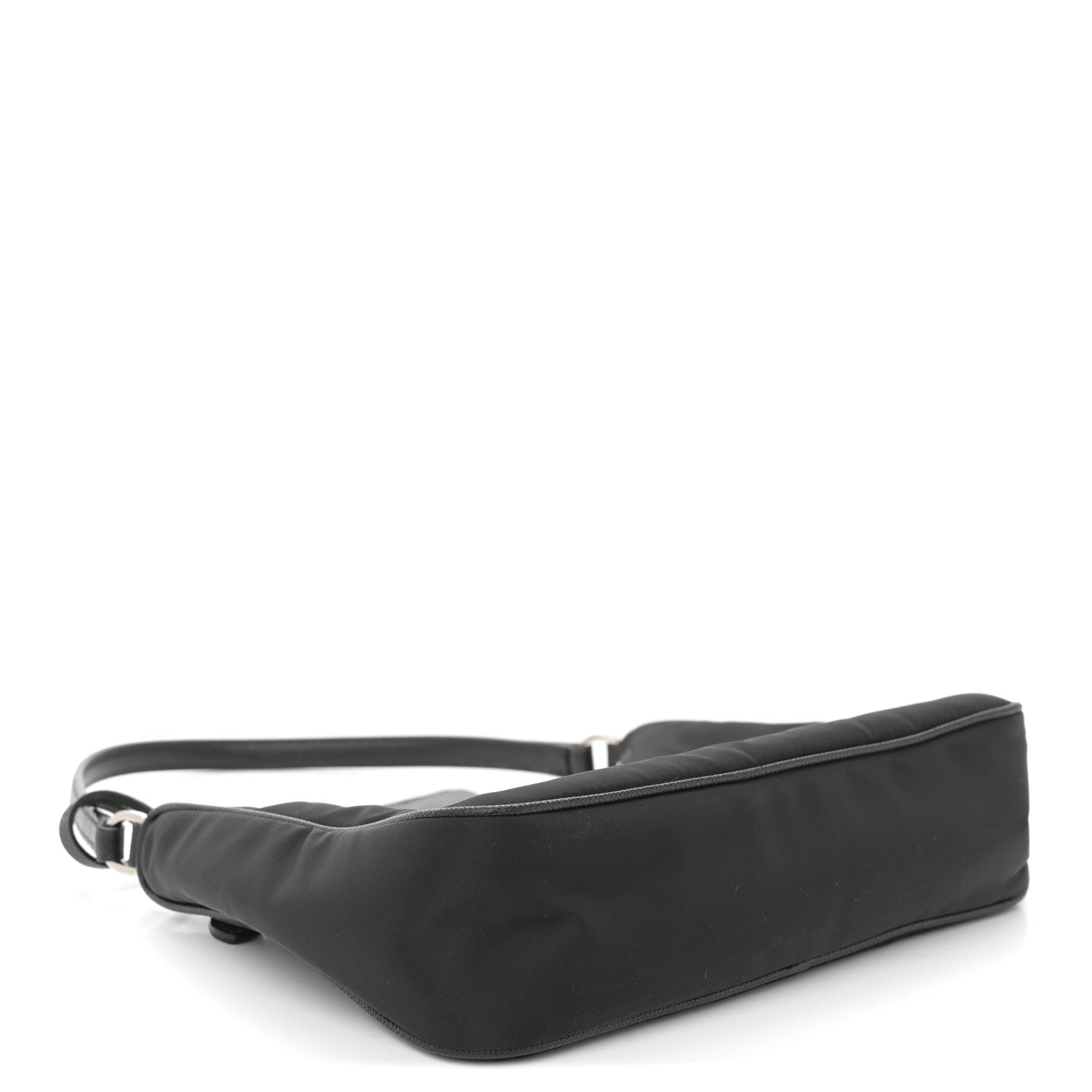 Prada Tessuto Nylon Saffiano Mini Re-Edition 2005 Bag Black 4 of 11