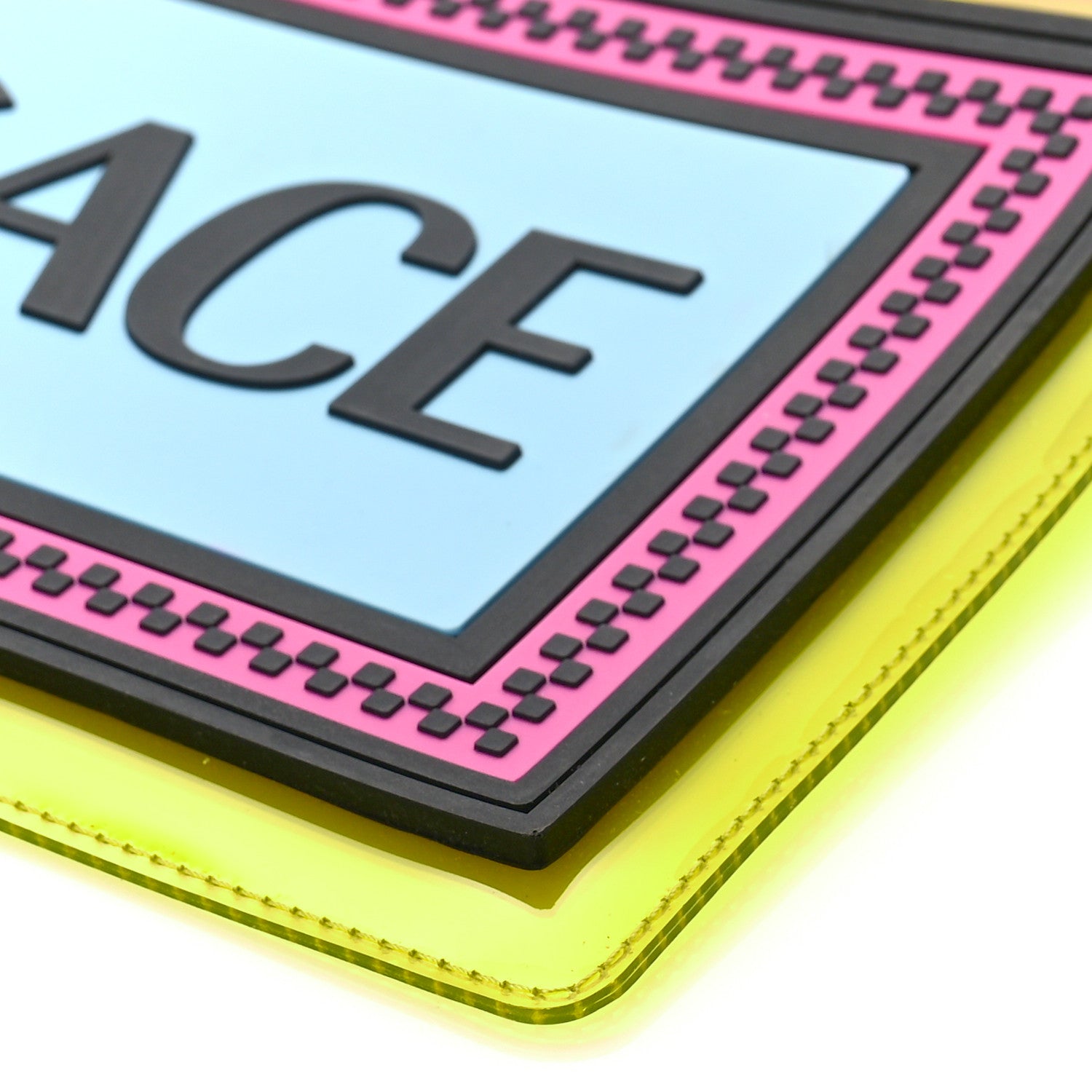 Versace Vinyl Rubber Calfskin 90s Logo Pouch Multicolor 8 of 8