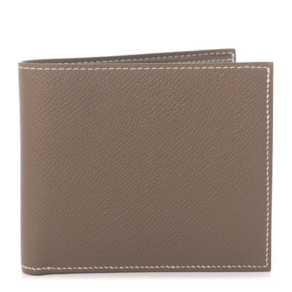 Hermes Epsom MC2 Copernic Compact Wallet Etoupe 1 of 8