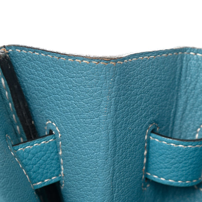 Hermes Togo Birkin 35 Blue Jean 7 of 13