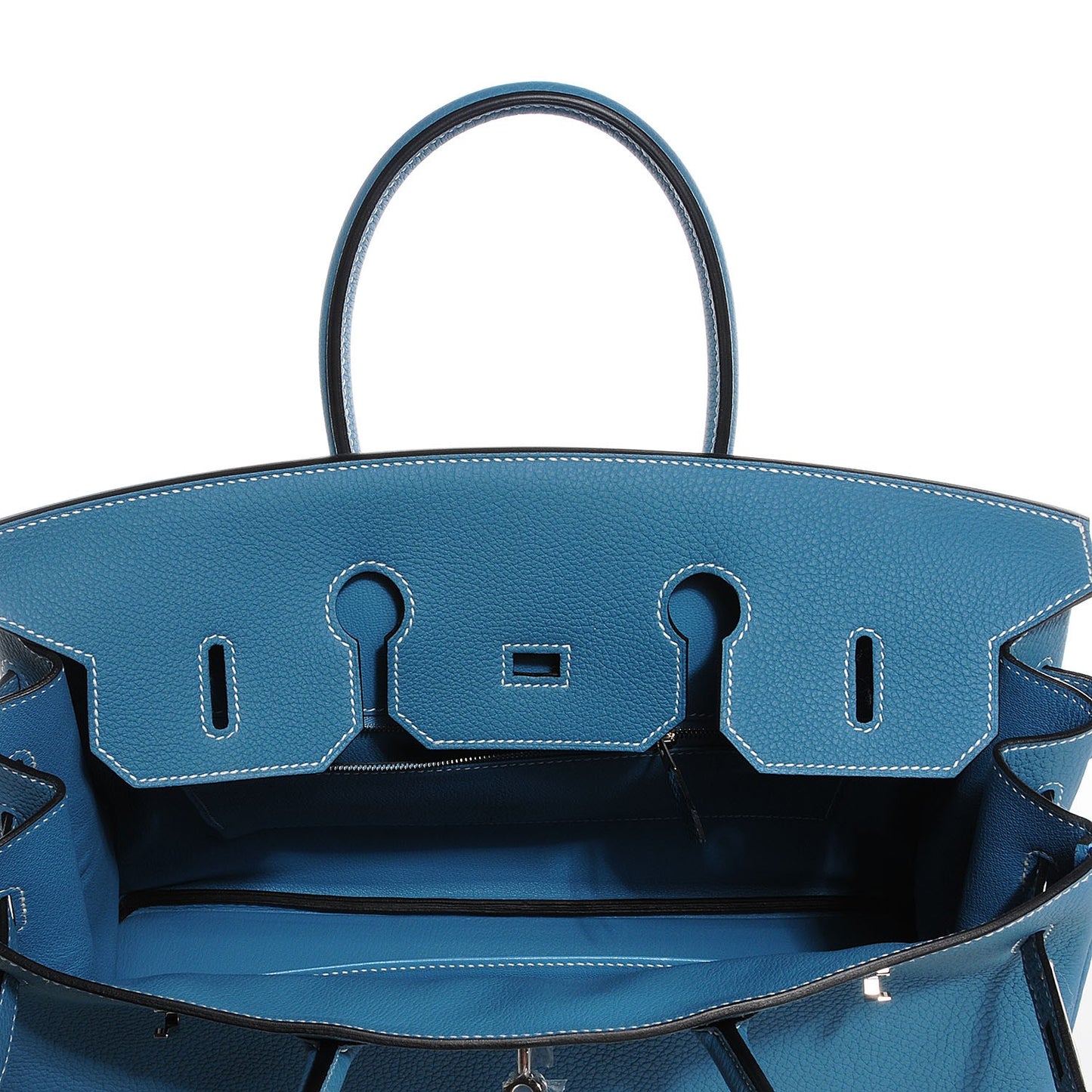 Togo Birkin 35 Blue Jean