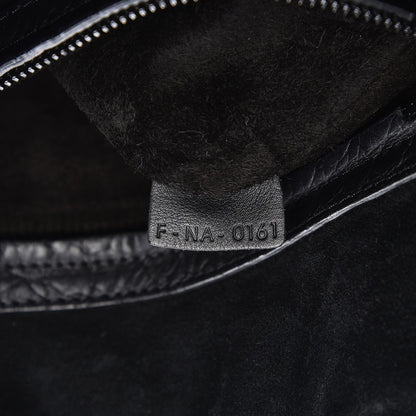 Celine Crocodile Embossed Calfskin Large Phantom Luggage Black 7 of 11