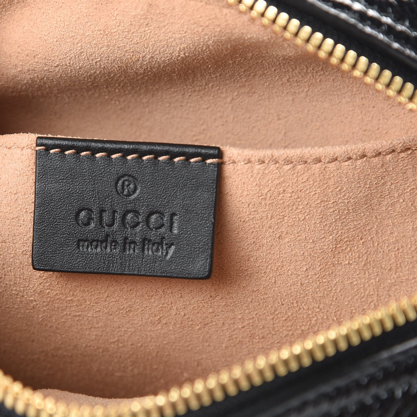 Suede Small Ophidia Belt Bag 85 34 Black