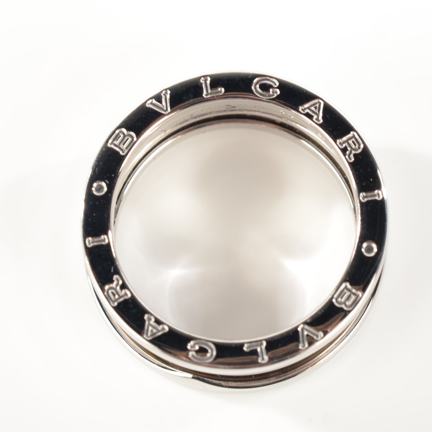 18K White Gold B.Zero1 3 Band Ring 58 8.5
