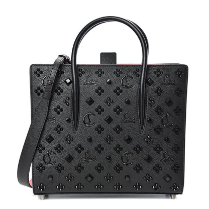 Christian Louboutin Calfskin Spikes Loubinthesky Medium Paloma Black 1 of 9