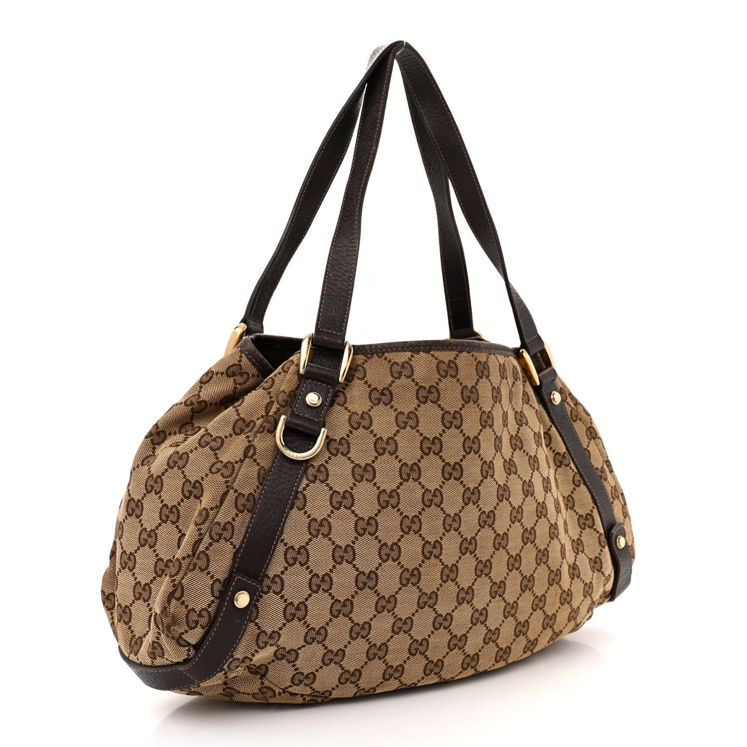 Gucci Monogram Medium Abbey Shoulder Bag Dark Brown 3 of 15