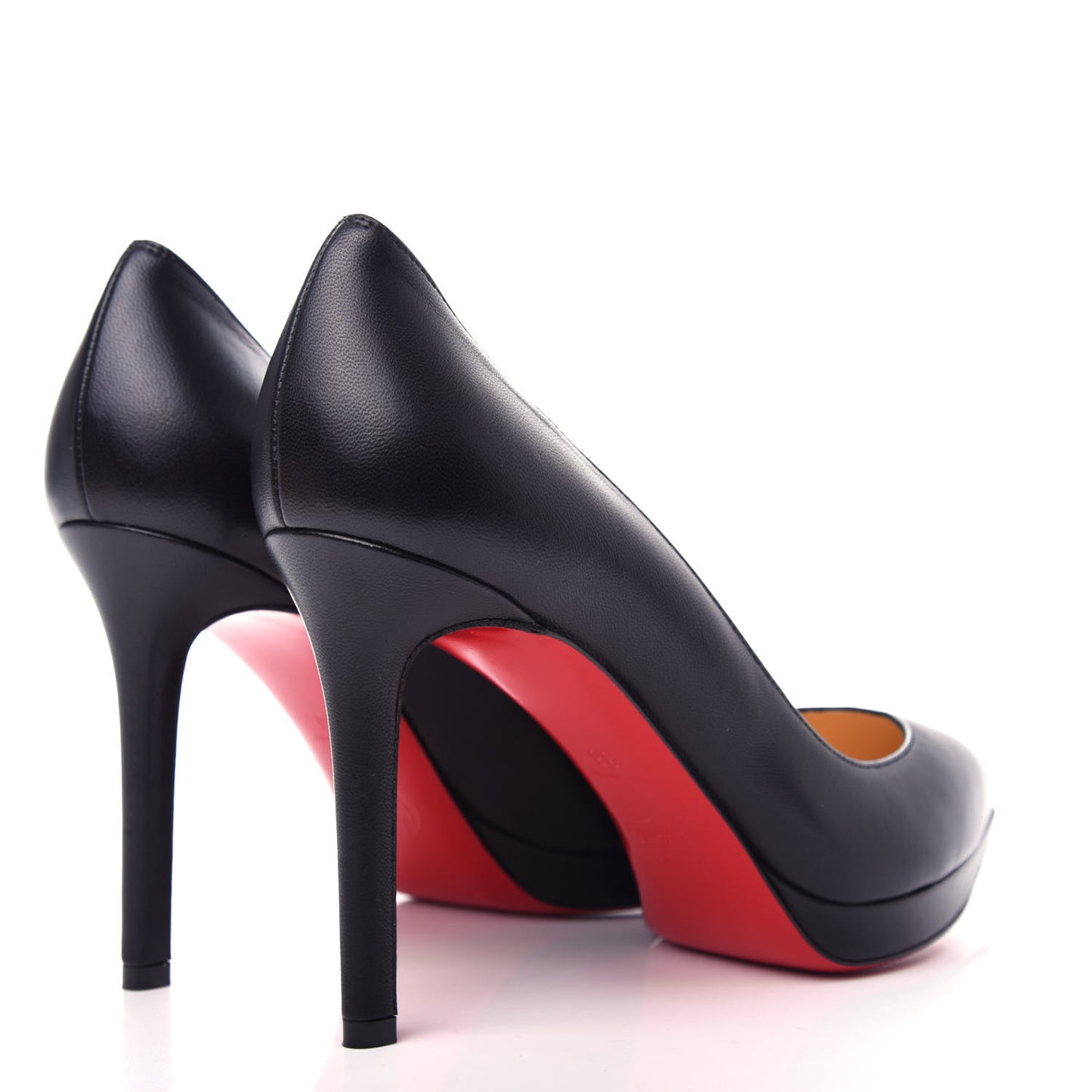 Shiny Nappa Pigalle Plato 100 Pumps 38 Black