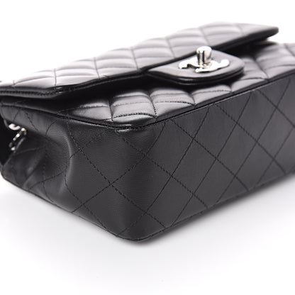 Chanel Lambskin Quilted Mini Rectangular Flap Black 7 of 8