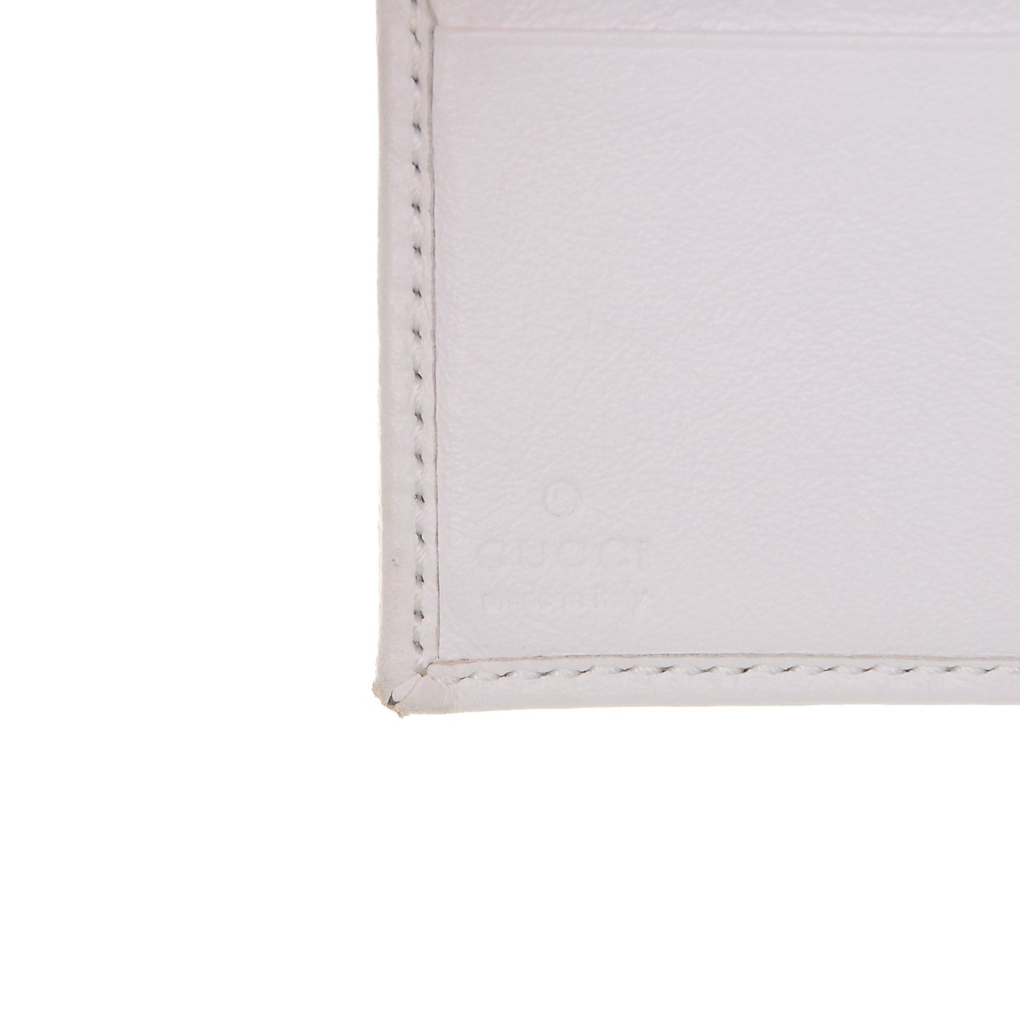 Monogram Ladies Web French Flap Wallet White