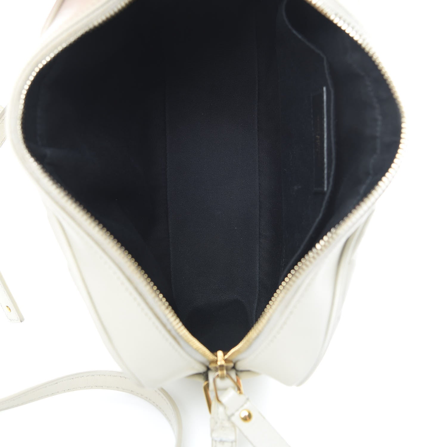 Saint Laurent Calfskin Matelasse Monogram Lou Camera Bag Crema Soft 5 of 17