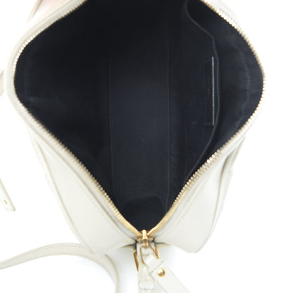 Saint Laurent Calfskin Matelasse Monogram Lou Camera Bag Crema Soft 5 of 17