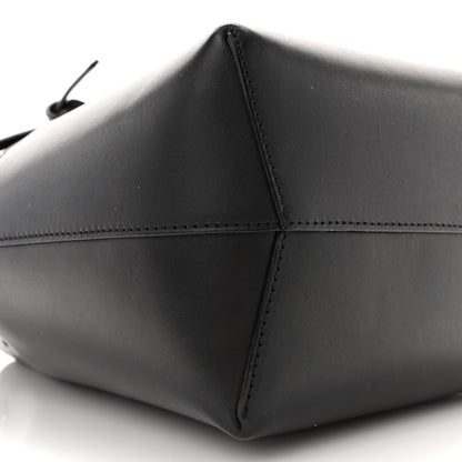 Mansur Gavriel Vegetable Tanned Calfskin Mini Bucket Bag Black Flamma 9 of 12