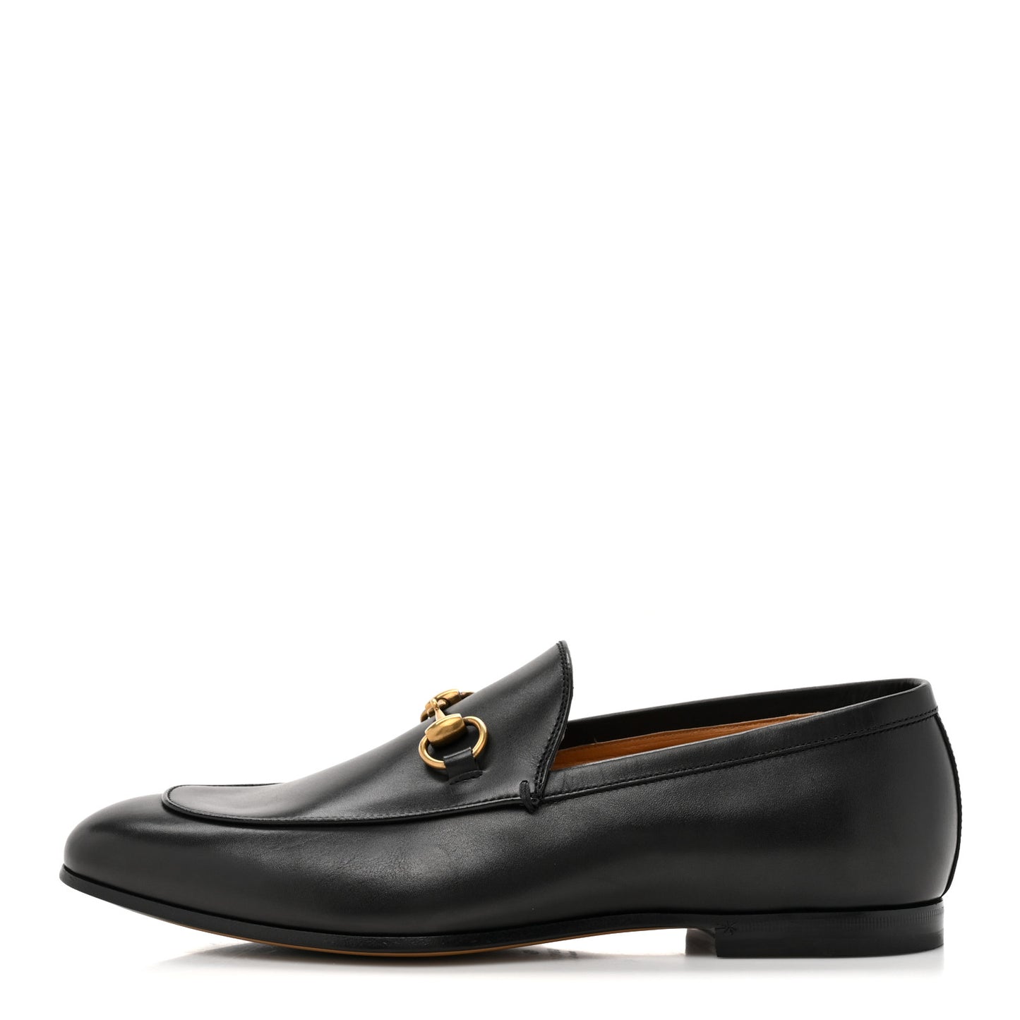 Calfskin Horsebit Mens Jordaan Loafers 8 Black