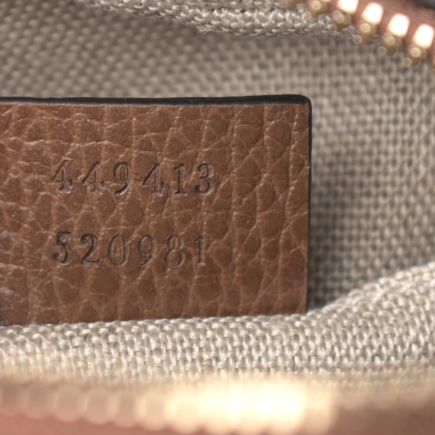Monogram Mini Bree Messenger Bag Beige Tabacco