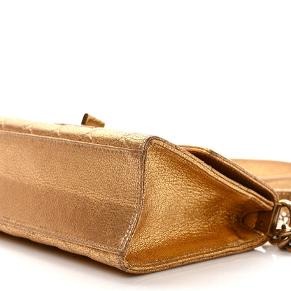 Chanel Metallic Goatskin Quilted Rita Flap Gold 9 of 10