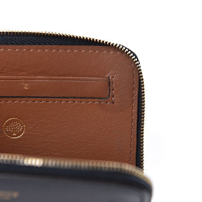Mulberry Smooth Calfskin Squirrel Embroidered Part Zip Coin Pouch Navy 9 of 10
