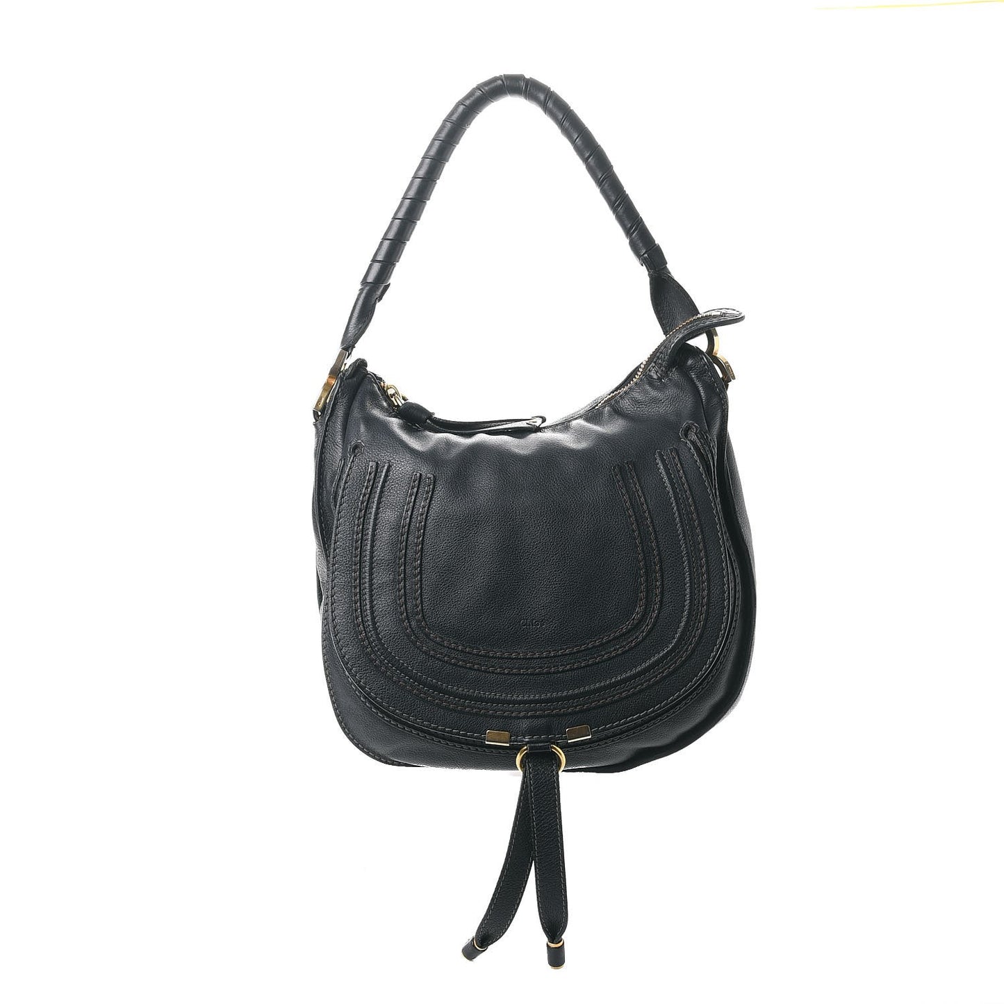Calfskin Medium Marcie Hobo Navy