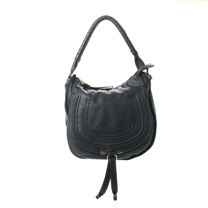 Chloe Calfskin Medium Marcie Hobo Navy 1 of 12