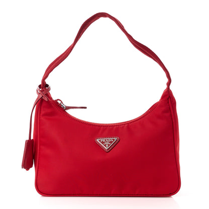 Prada Tessuto Nylon Mini Re-Edition 2000 Bag Rosso 1 of 16