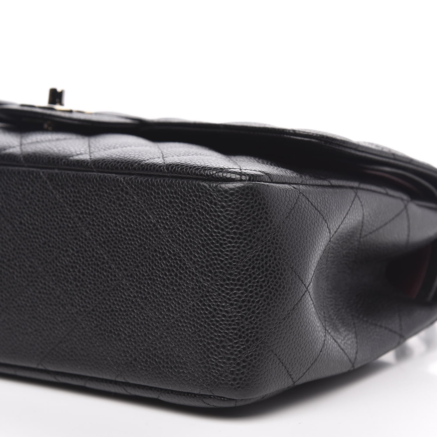 Chanel Caviar Quilted Jumbo Double Flap Black 9 of 11