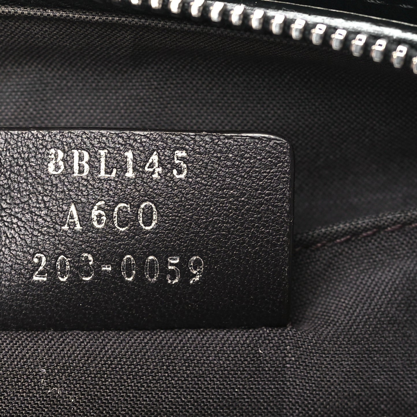 Vitello Dolce Bi-Color FF 1974 Embossed Mini By The Way Boston Bag Black Maya