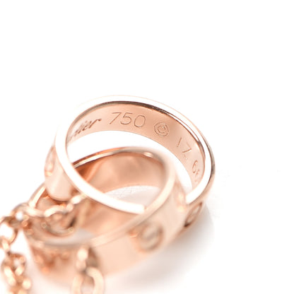 Cartier 18K Pink Gold Interlocking LOVE Bracelet 6 of 6