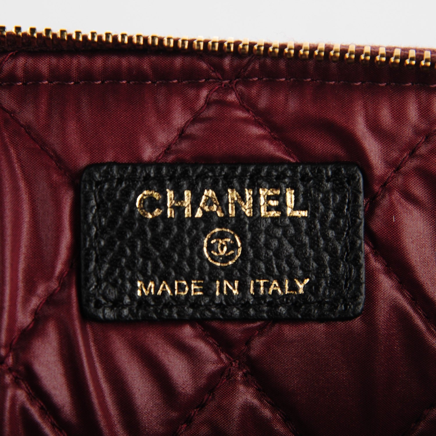 Chanel Caviar Quilted Medium Cosmetic Case Black 5 of 8
