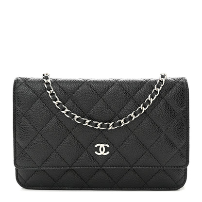 Chanel Caviar Quilted Wallet on Chain WOC Black 1 of 11