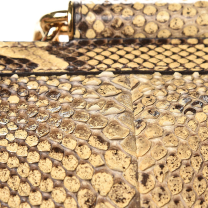 Dolce & Gabbana Python Large Miss Sicily Satchel Beige 8 of 11