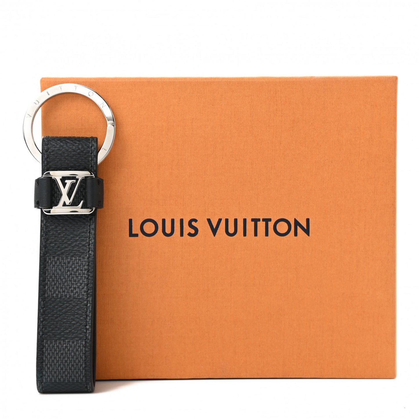 Damier Graphite LV Dragonne Key Holder