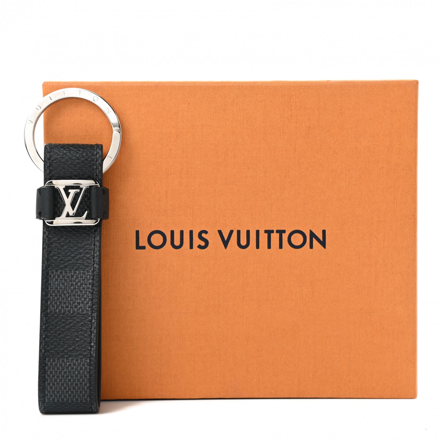 Louis Vuitton Damier Graphite LV Dragonne Key Holder 5 of 5