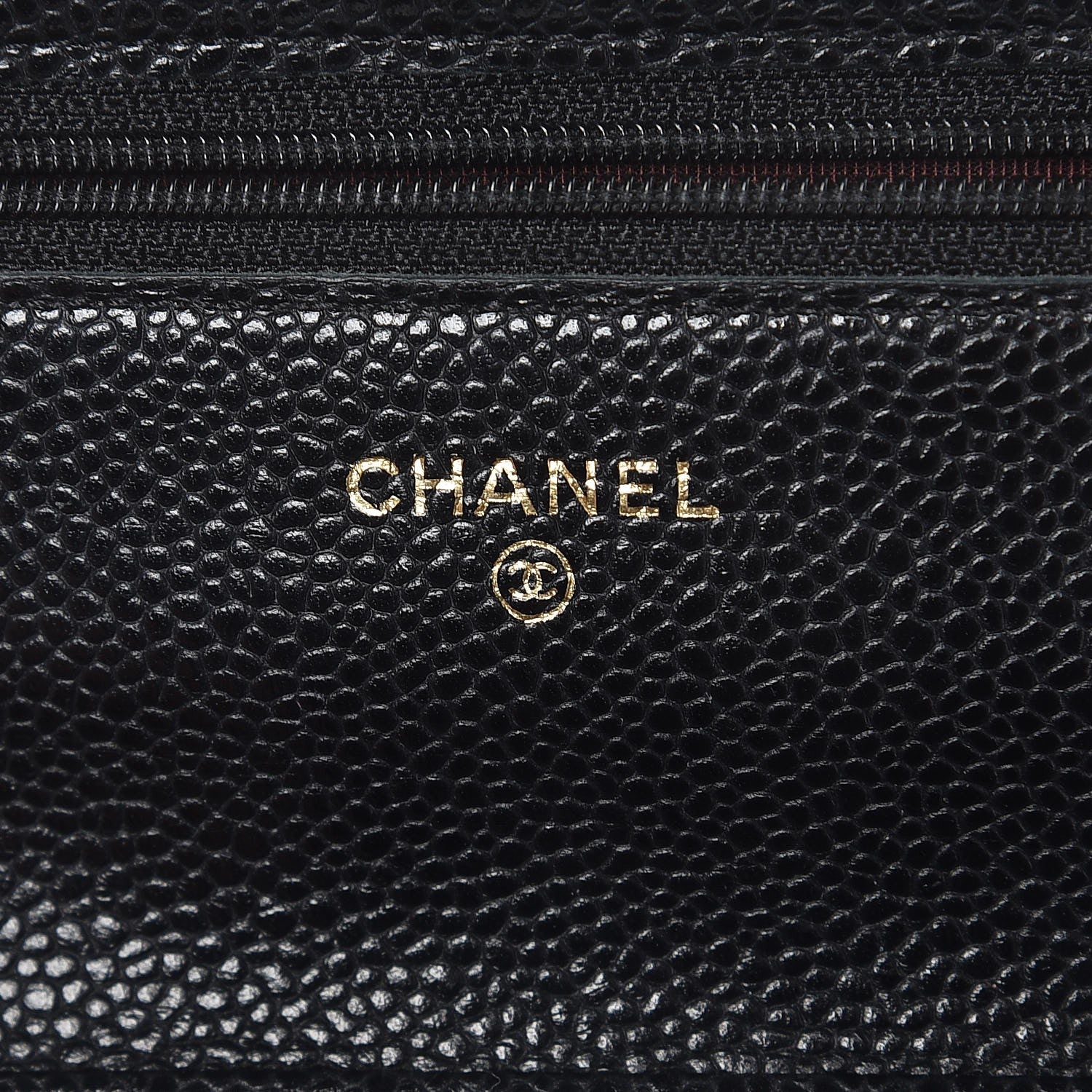 Chanel Caviar Quilted Wallet On Chain WOC Black 6 of 12