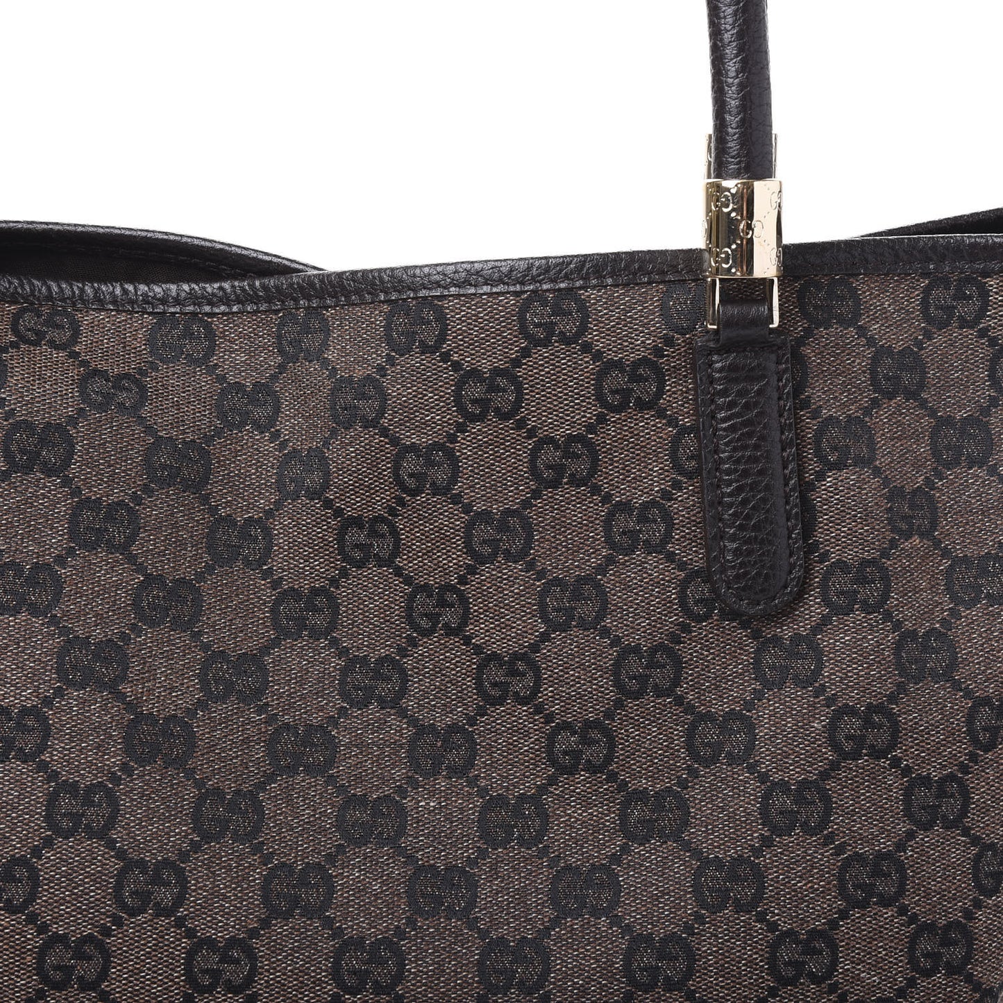 Monogram Tote Dark Brown