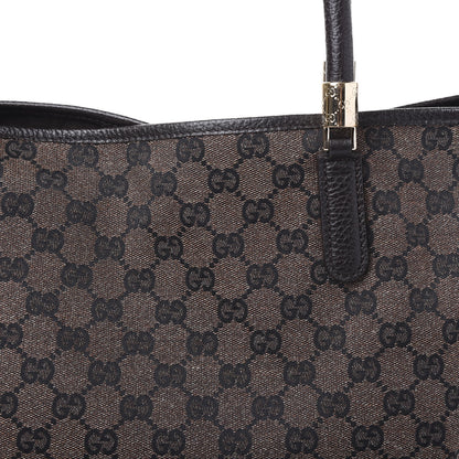 Gucci Monogram Tote Dark Brown 12 of 12