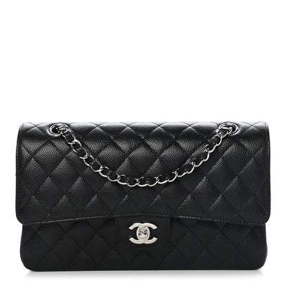 Chanel Caviar Quilted Medium Double Flap Black 1 of 9