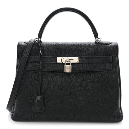 Hermes Togo Kelly Retourne 32 Black 1 of 16