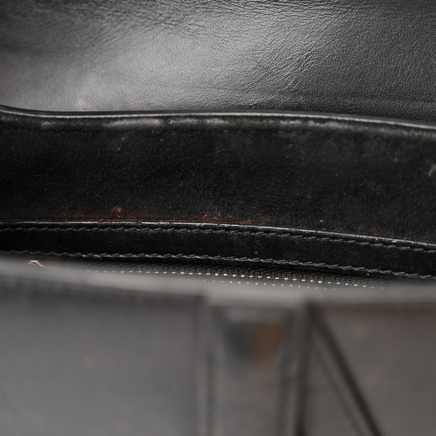 Calfskin Saddle Bag Black
