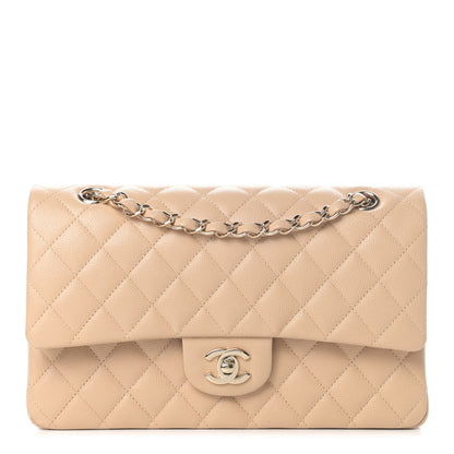 Chanel Caviar Quilted Medium Double Flap Beige 1 of 5