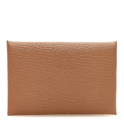 Hermes Chevre Mysore Calvi Card Case Quebracho 1 of 6