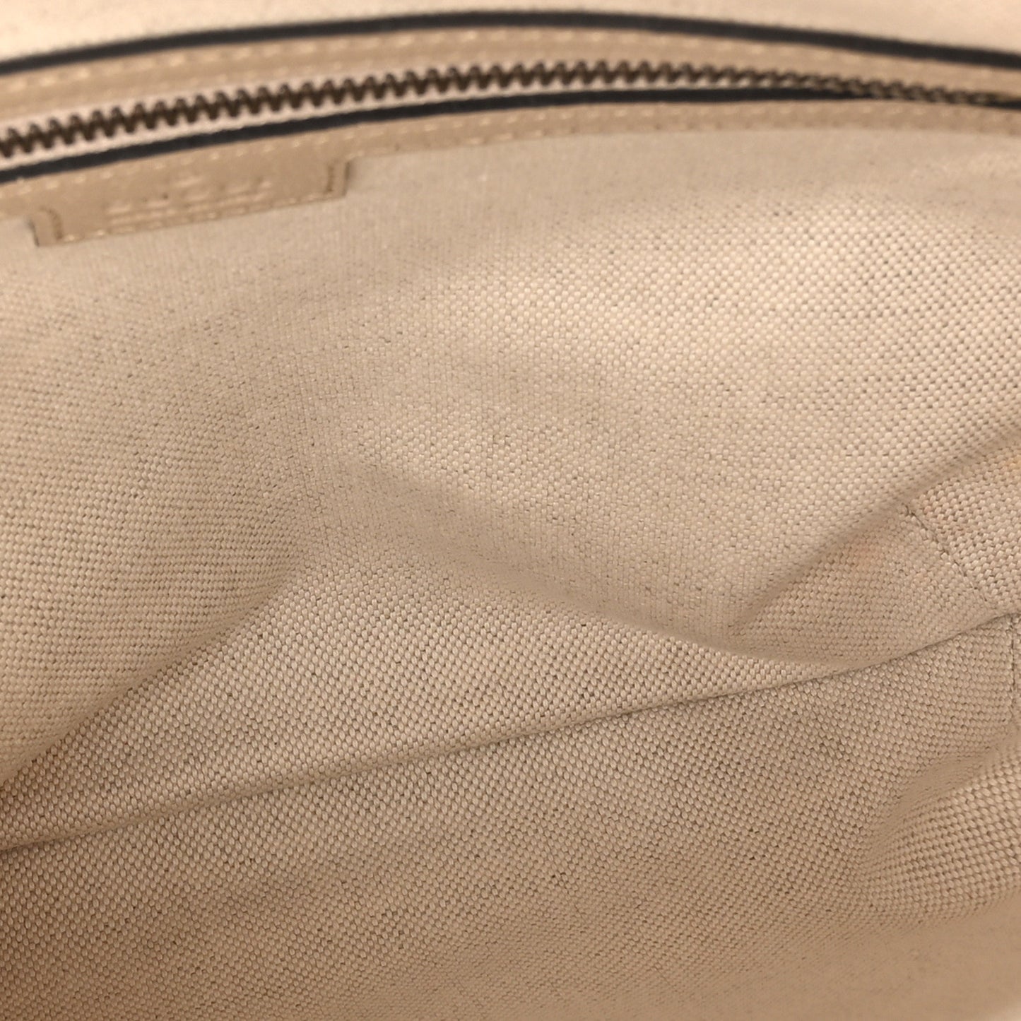 GG Supreme Monogram Textured Dollar Calfskin Web Small Ophidia Half Moon Hobo Beige Mystic White Oatmeal