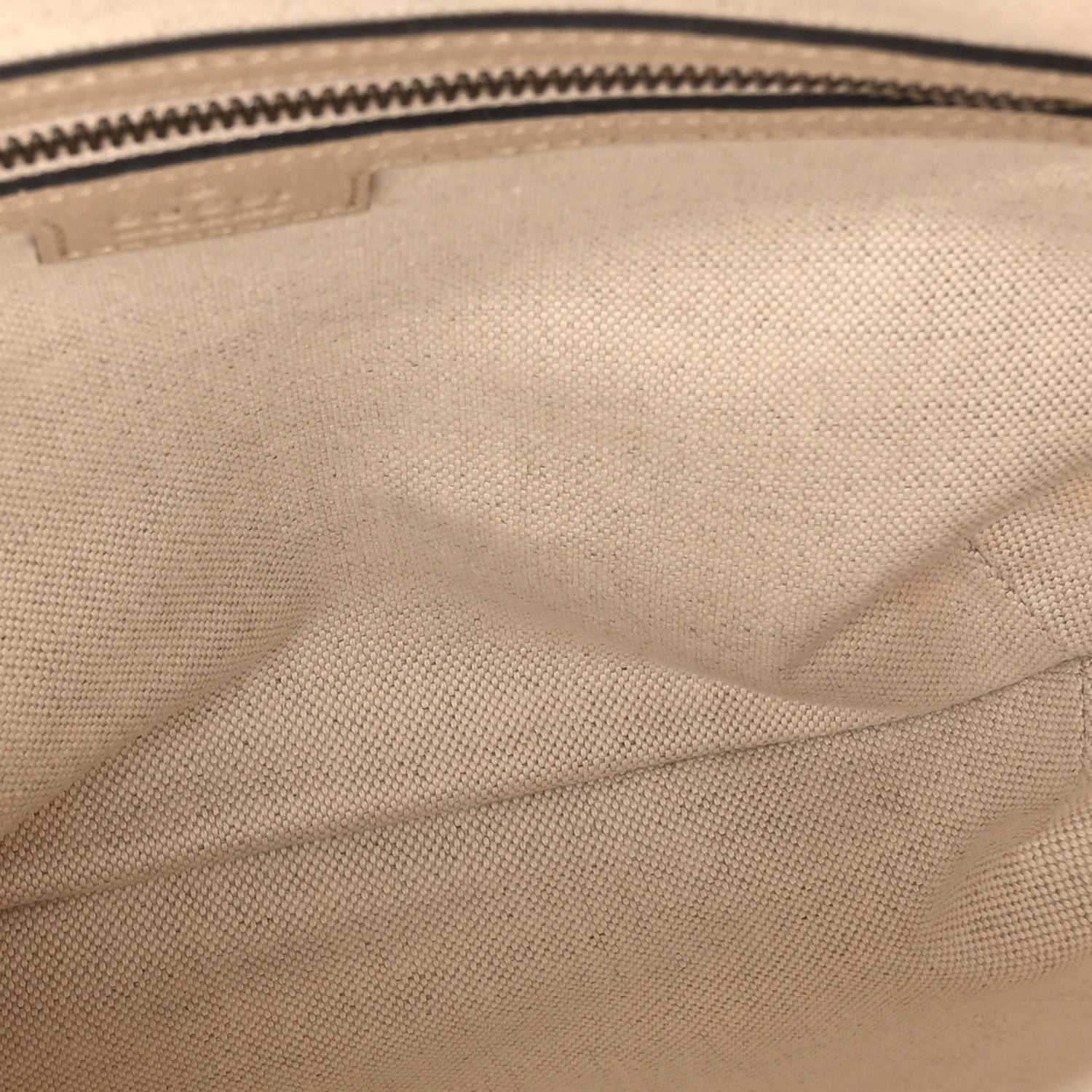 Gucci GG Supreme Monogram Textured Dollar Calfskin Web Small Ophidia Half Moon Hobo Beige Mystic White Oatmeal 5 of 10