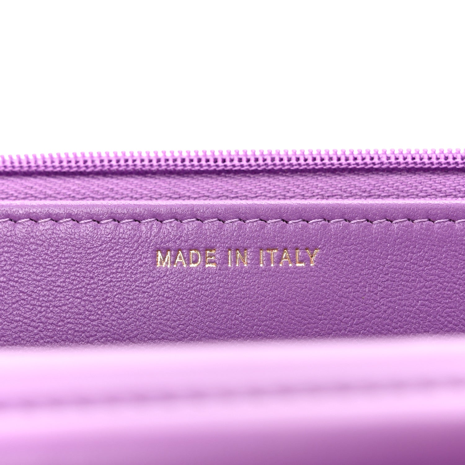 Chanel Lambskin Quilted Wallet On Chain WOC Purple 7 of 11