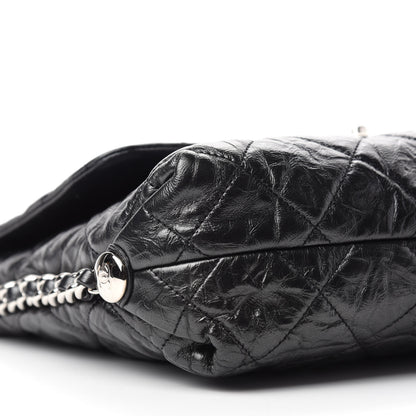 Chanel Crackled Aged Calfskin Big Bang Flap Black 6 of 10