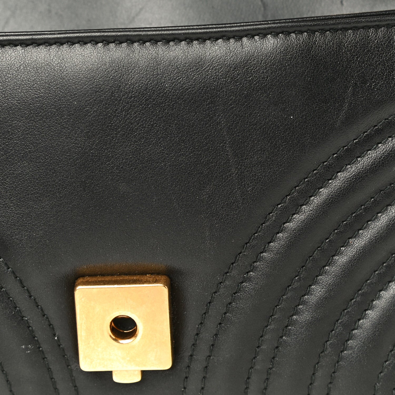 Gucci Calfskin Matelasse Mini GG Marmont Shoulder Bag Black 16 of 24