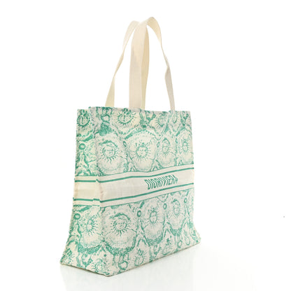 Christian Dior Canvas Dioriviera Toile de Jouy Soleil Tote Aquamarina 3 of 9